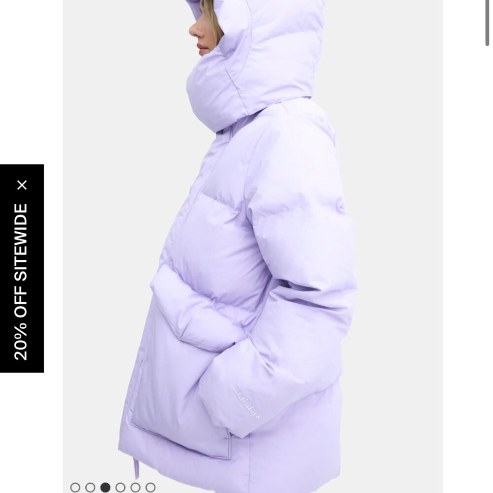 Halfdays Wheeler Parka, Lavender, size S - Picture 3 of 5